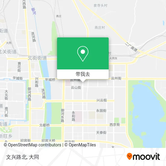 文兴路北地图