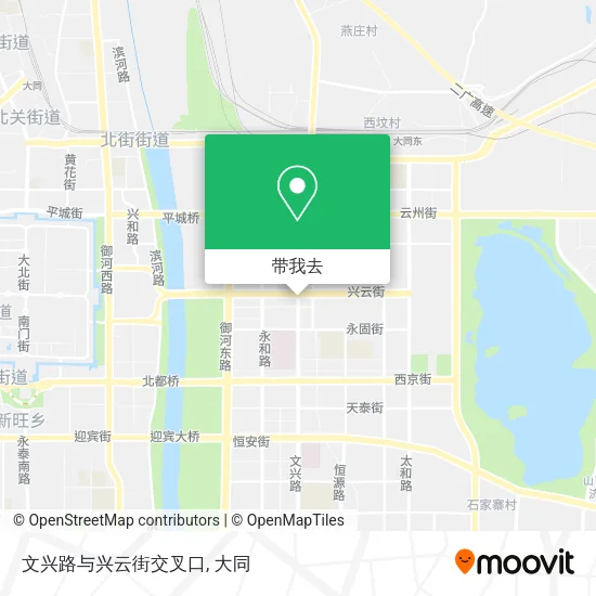 文兴路与兴云街交叉口地图