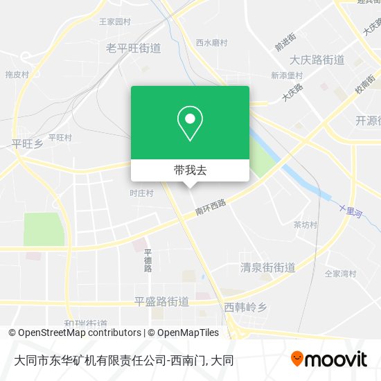 大同市东华矿机有限责任公司-西南门地图