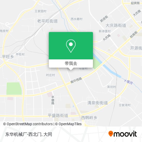 东华机械厂-西北门地图