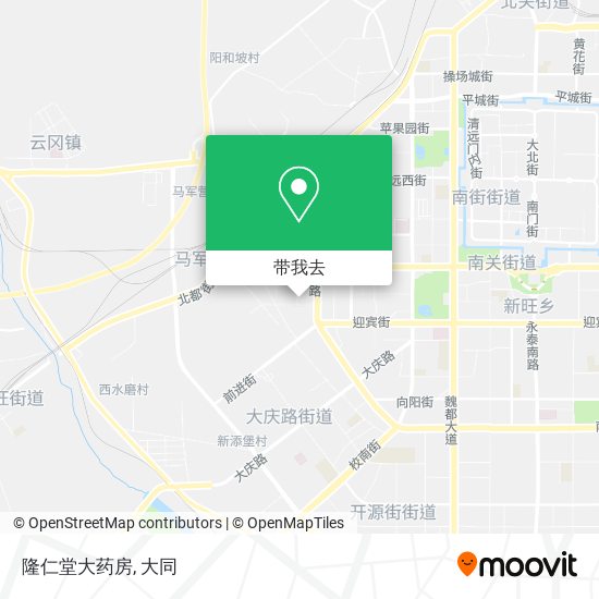 隆仁堂大药房地图