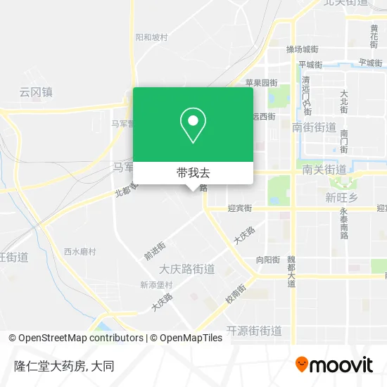 隆仁堂大药房地图