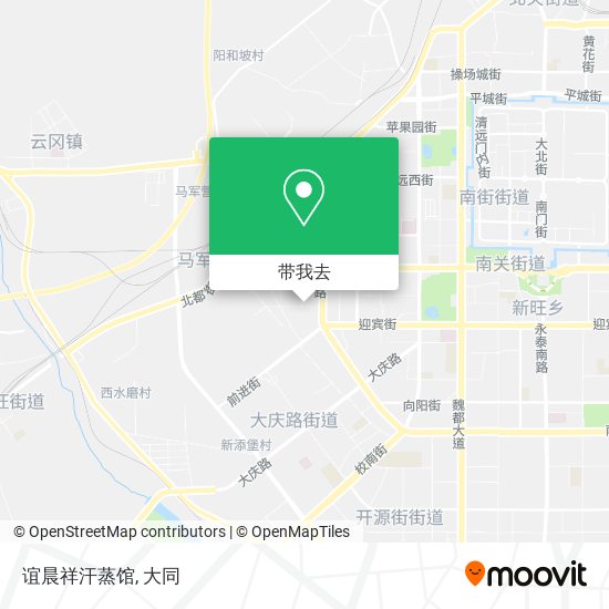 谊晨祥汗蒸馆地图