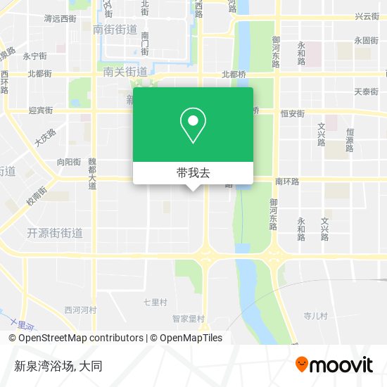新泉湾浴场地图