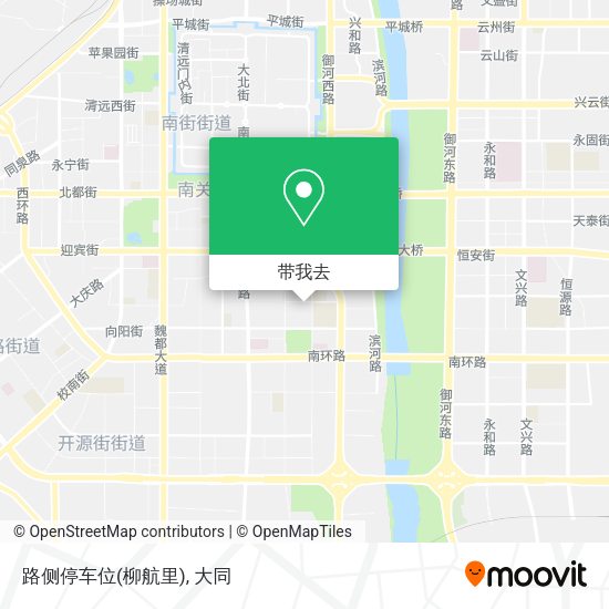 路侧停车位(柳航里)地图