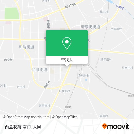 西益花苑-南门地图