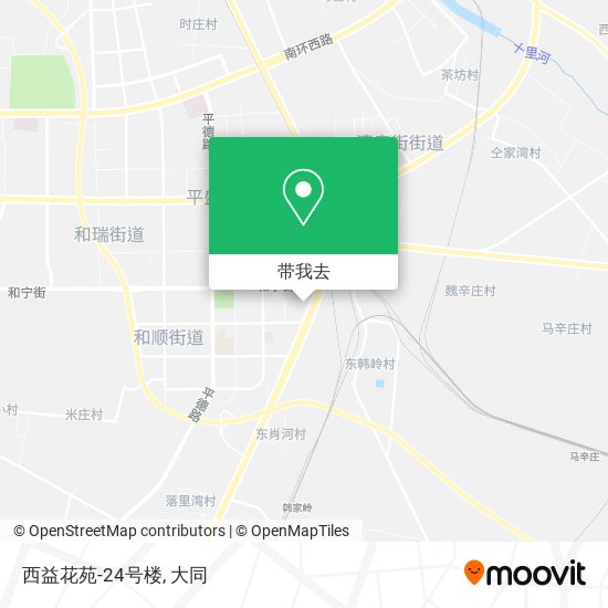 西益花苑-24号楼地图