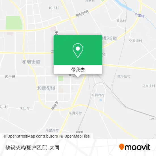 铁锅柴鸡(棚户区店)地图
