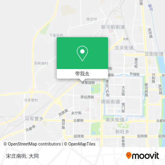 宋庄南街地图