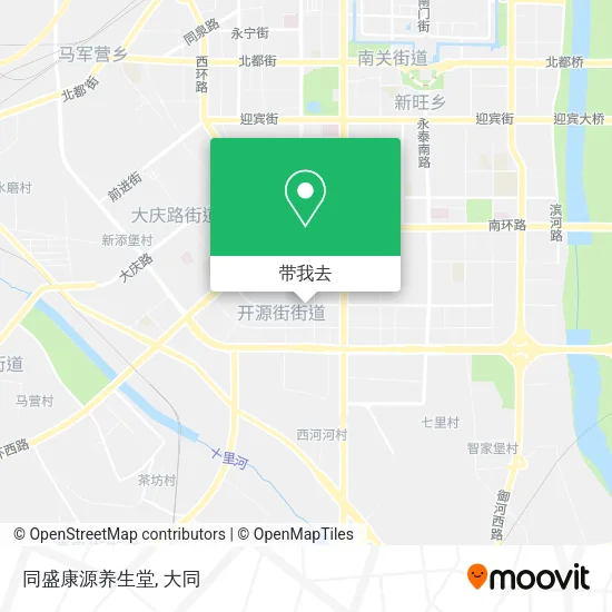 同盛康源养生堂地图