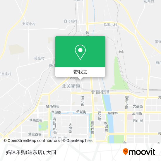 妈咪乐购(站东店)地图