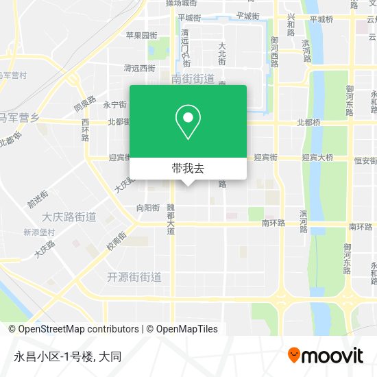 永昌小区-1号楼地图