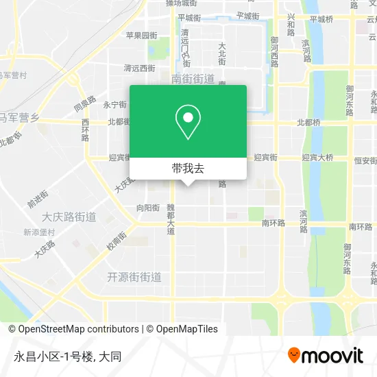 永昌小区-1号楼地图