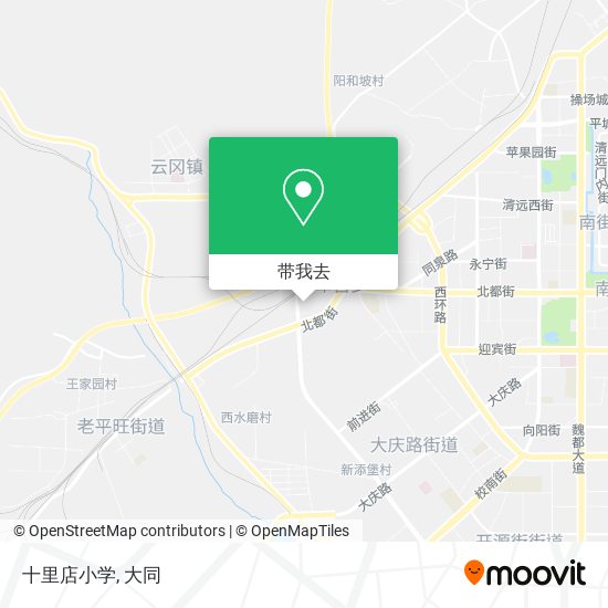 十里店小学地图