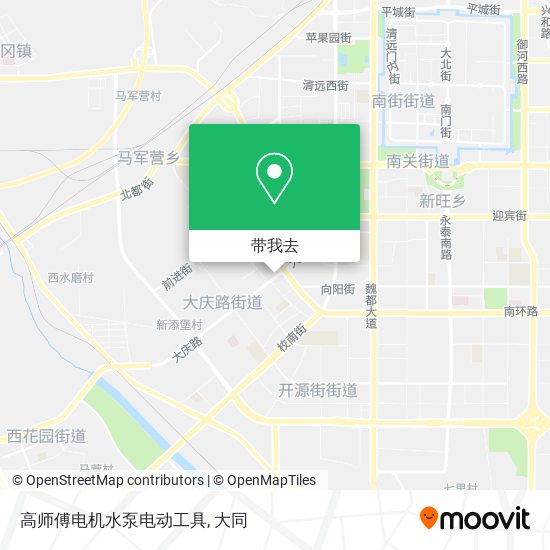 高师傅电机水泵电动工具地图