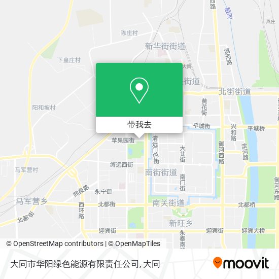 大同市华阳绿色能源有限责任公司地图