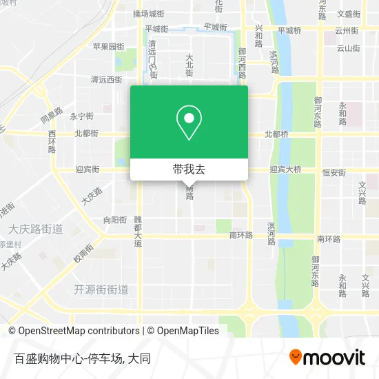 百盛购物中心-停车场地图