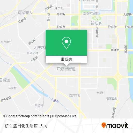 娇百盛日化生活馆地图