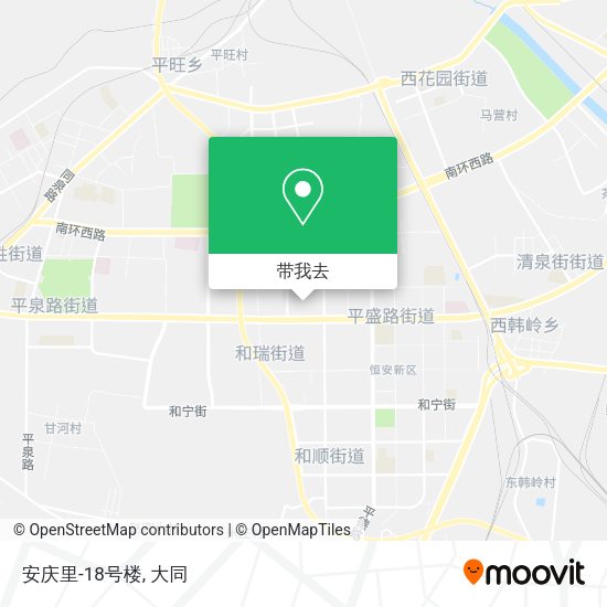 安庆里-18号楼地图