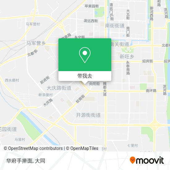 华府手擀面地图
