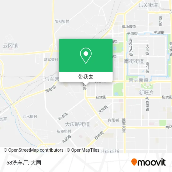 58洗车厂地图
