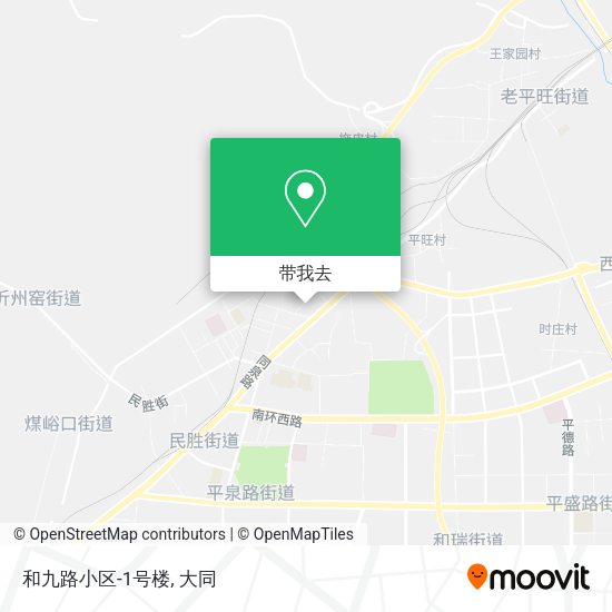 和九路小区-1号楼地图