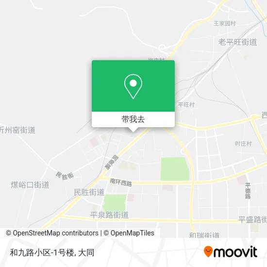 和九路小区-1号楼地图