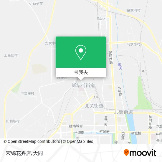 宏锦花卉店地图