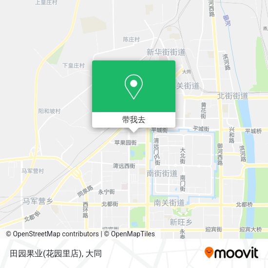 田园果业(花园里店)地图