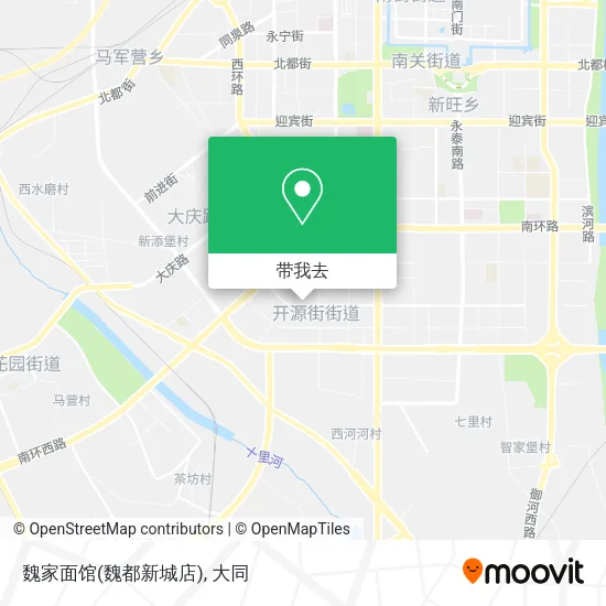 魏家面馆(魏都新城店)地图
