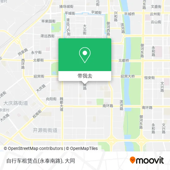自行车租赁点(永泰南路)地图
