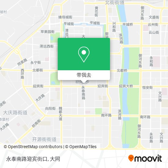 永泰南路迎宾街口地图