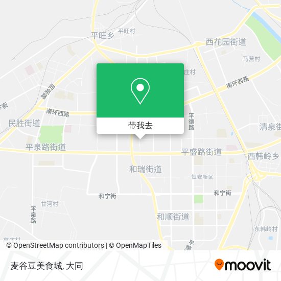 麦谷豆美食城地图