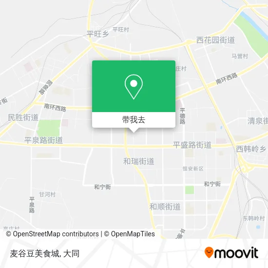 麦谷豆美食城地图