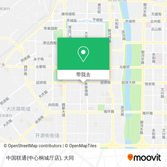 中国联通(中心桐城厅店)地图
