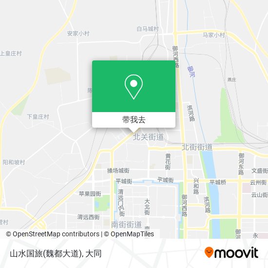 山水国旅(魏都大道)地图