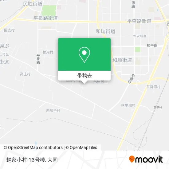 赵家小村-13号楼地图