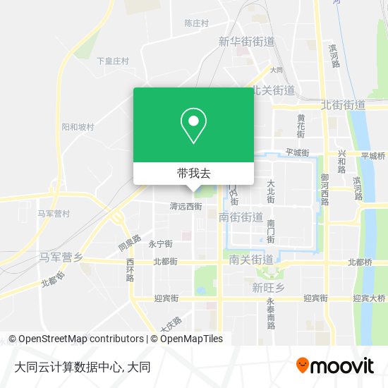 大同云计算数据中心地图
