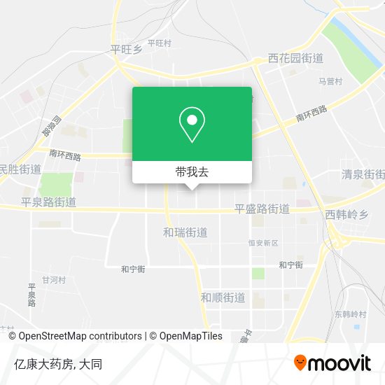 亿康大药房地图