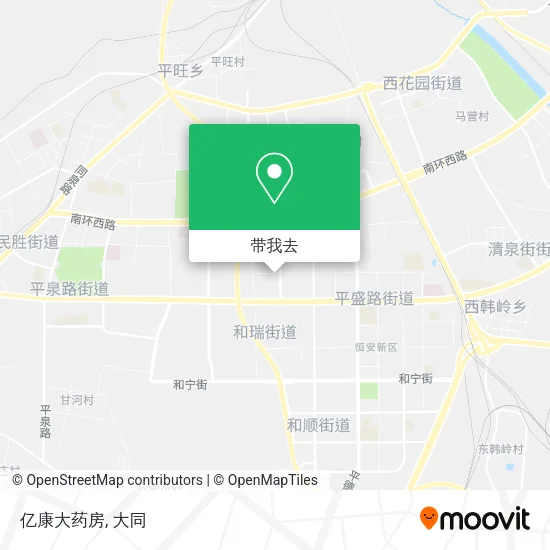 亿康大药房地图