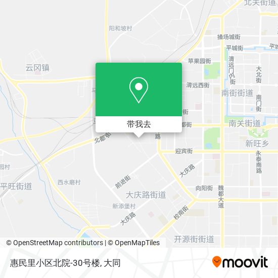 惠民里小区北院-30号楼地图