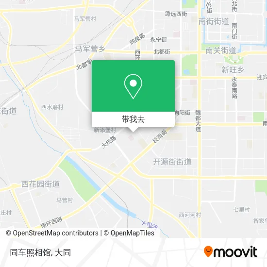 同车照相馆地图