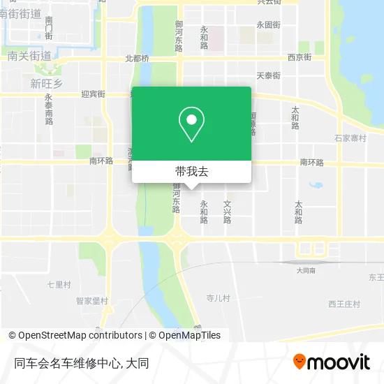 同车会名车维修中心地图