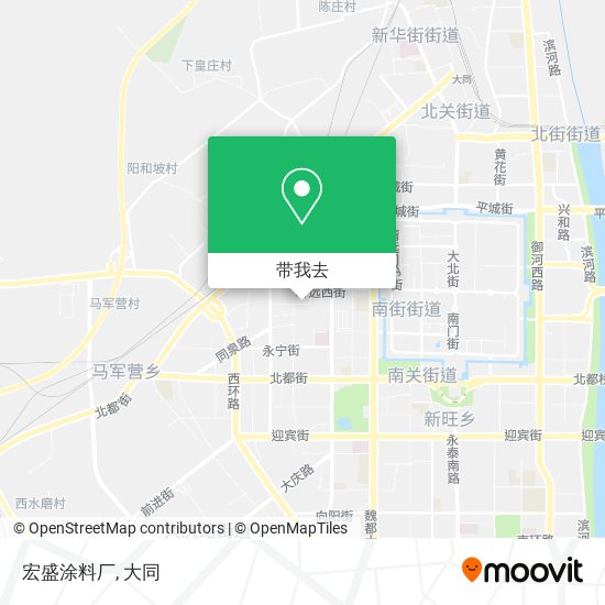 宏盛涂料厂地图