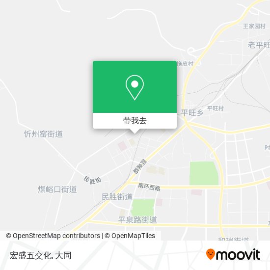 宏盛五交化地图