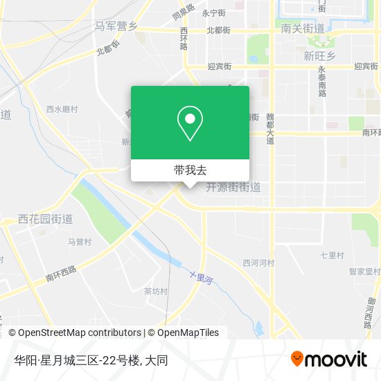 华阳·星月城三区-22号楼地图