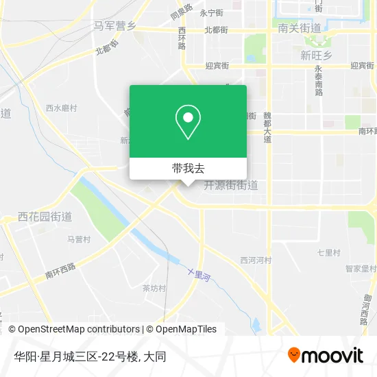 华阳·星月城三区-22号楼地图