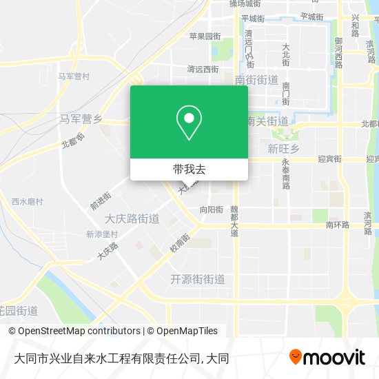 大同市兴业自来水工程有限责任公司地图