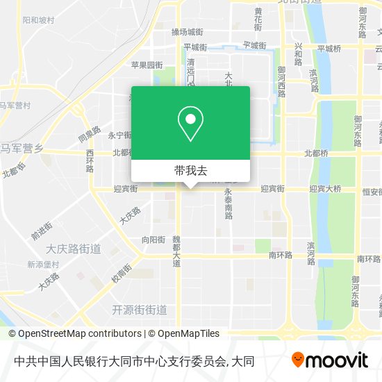 中共中国人民银行大同市中心支行委员会地图