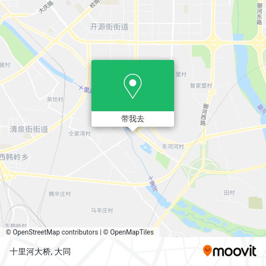 十里河大桥地图